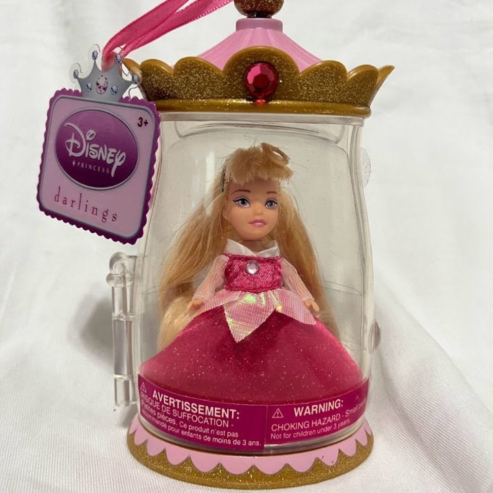 Disney Princess Darlings Doll Aurora Sleeping Beauty With Case and Brush Sealed